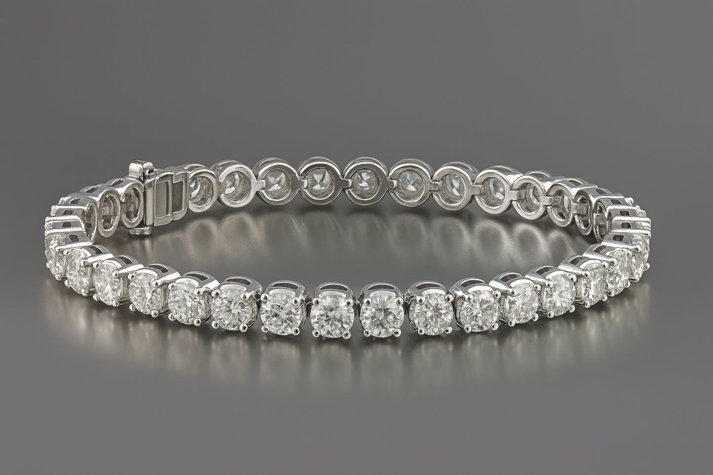 24 Carati Bracciale Tennis Di Diamanti