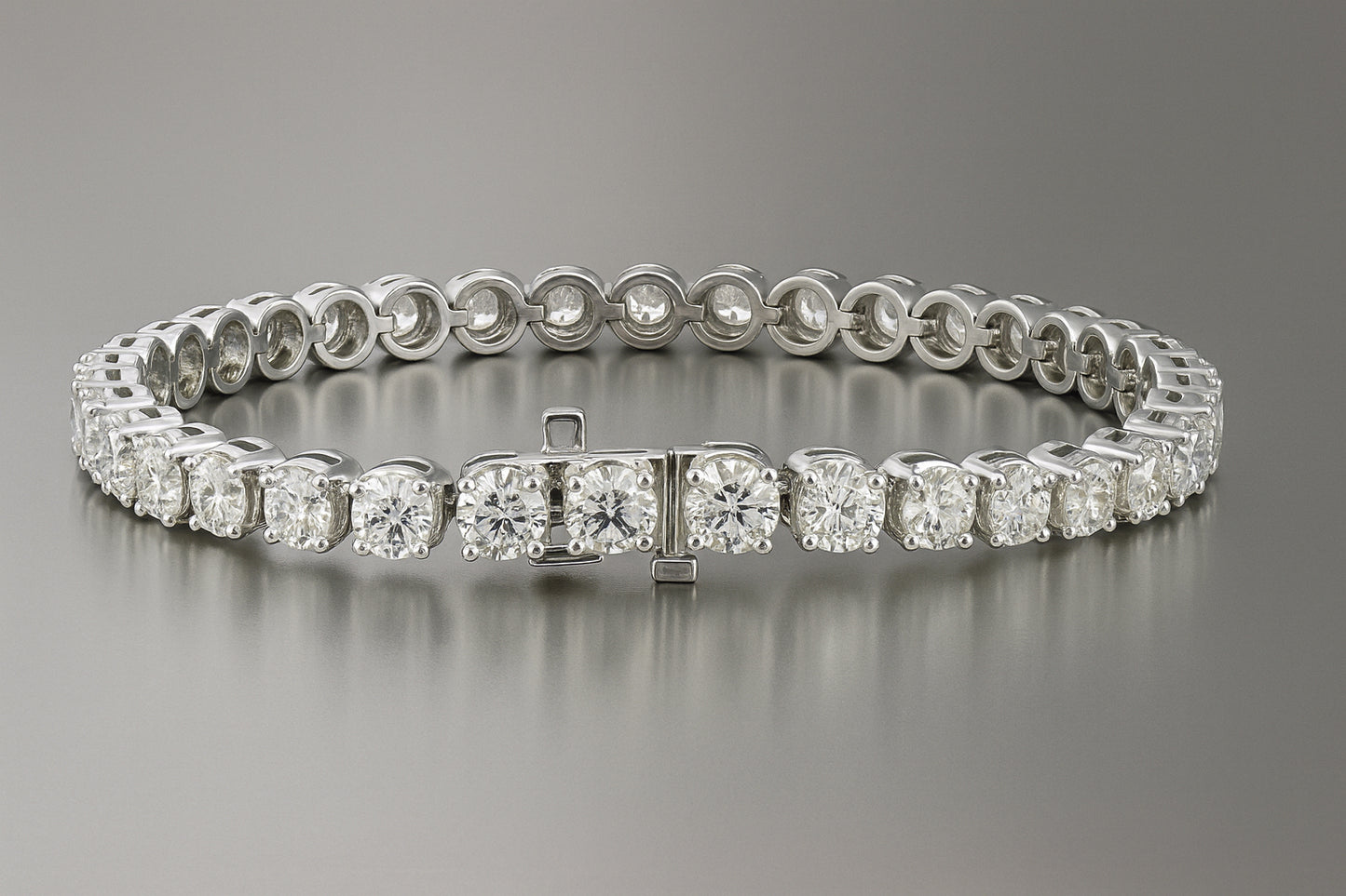 24 Carati Bracciale Tennis Di Diamanti