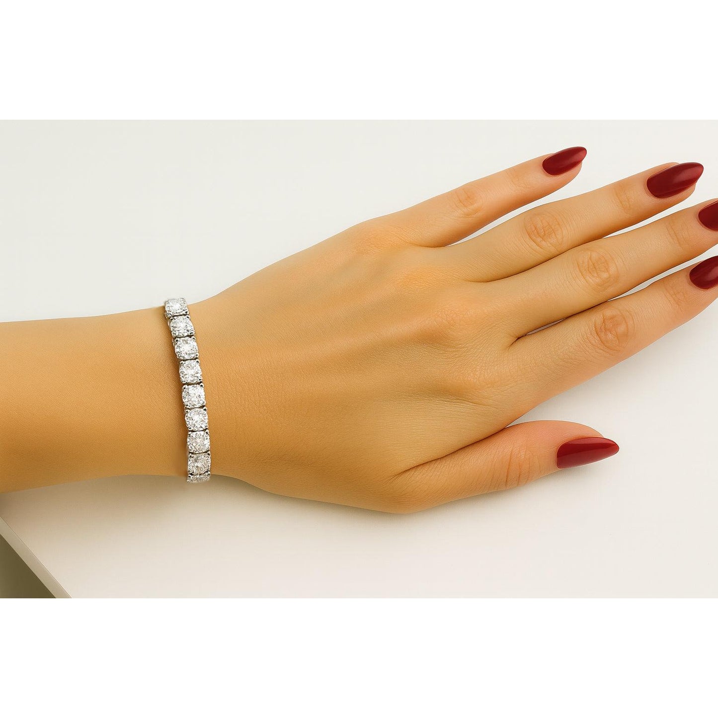 24 Carati Bracciale Tennis Di Diamanti