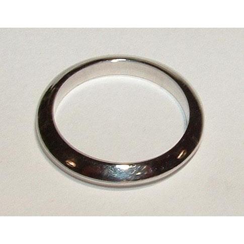 2 Ct. Anello Di Fidanzamento Solitario Con Genuino Diamante Rotondo In Oro Bianco 14K