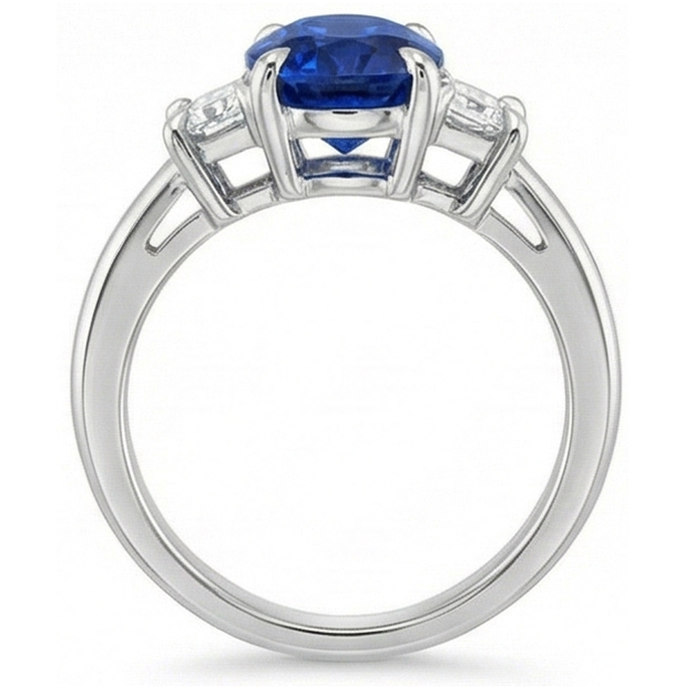 3 Carati Zaffiro Anello