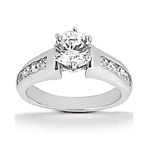 3.50 Carati Anello Di Fidanzamento Set Sparkling Vero Diamonds