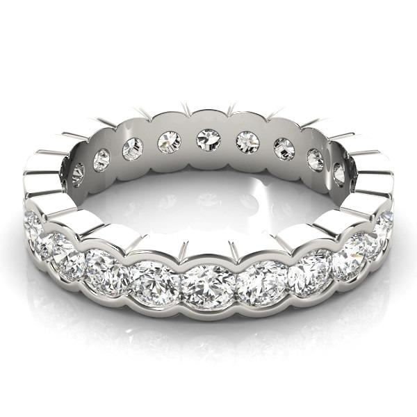 Brillante Diamante Fine Eternity Band 3,6 carati – vista laterale
