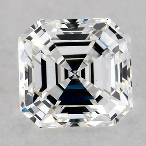 Diamante Asscher da 3,25 carati, sciolto, taglio E, VVS1, taglio Very Good -taglio