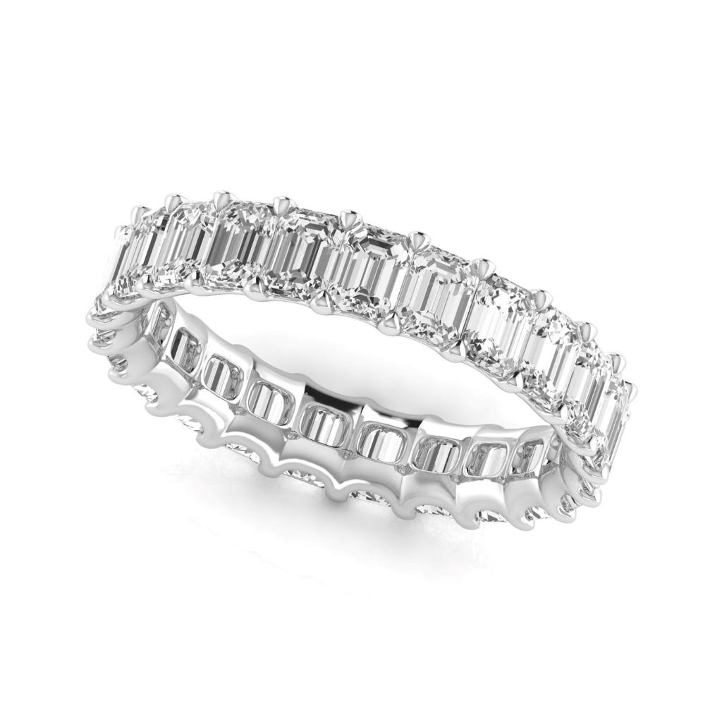 Diamante Fine Eternity Band – vista laterale
