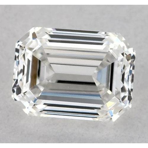 Diamante smeraldo da 4,5 carati, sciolto, taglio F/VS1, molto buono