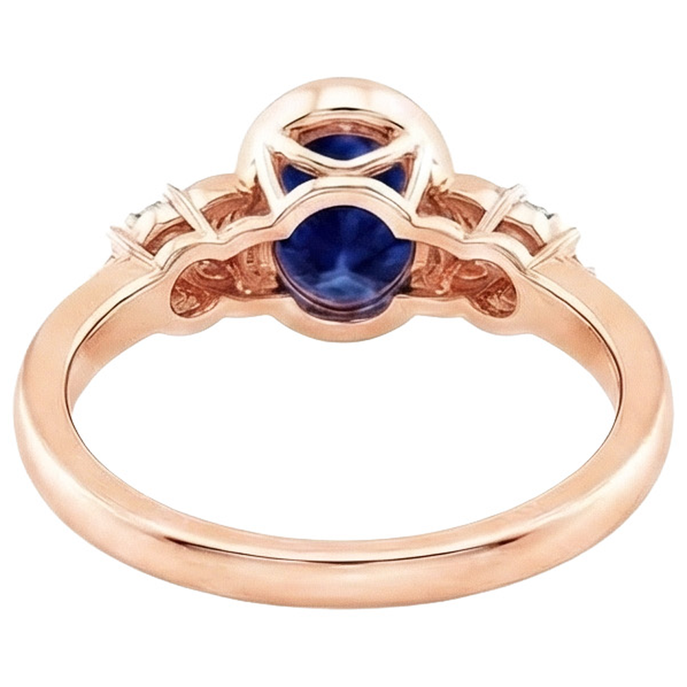 5 Carati Zaffiro Anello