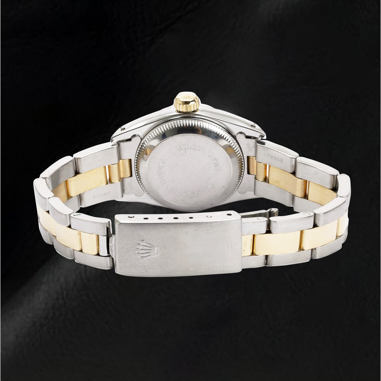 67193 Orologio da donna Rolex ostrica perpetua con quadrante champagne