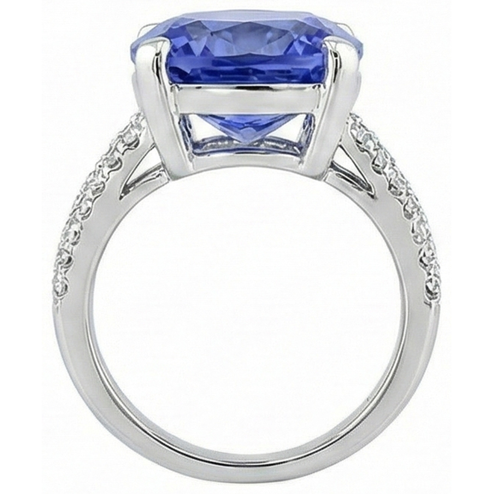7 Ct Zaffiro Anello