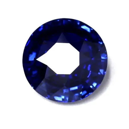 Zaffiro Fine Taglio Brillante Gemstone in Gold – vista principale