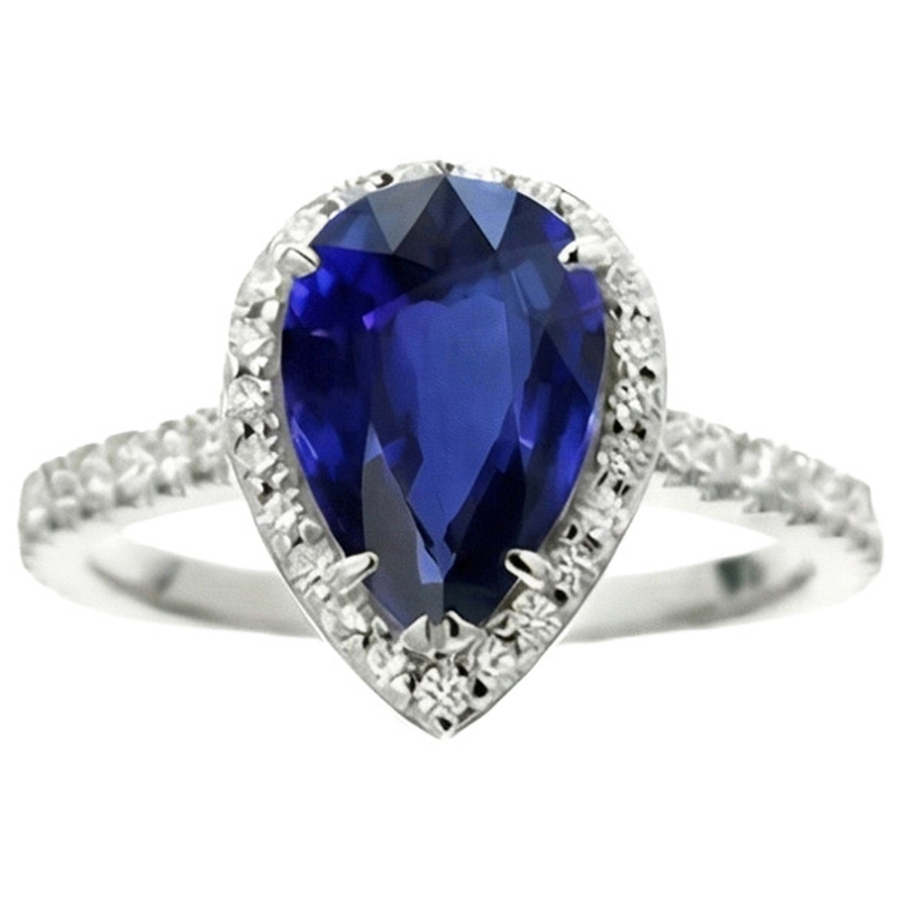 vero round diamante 4.50carati anello vista di profilo