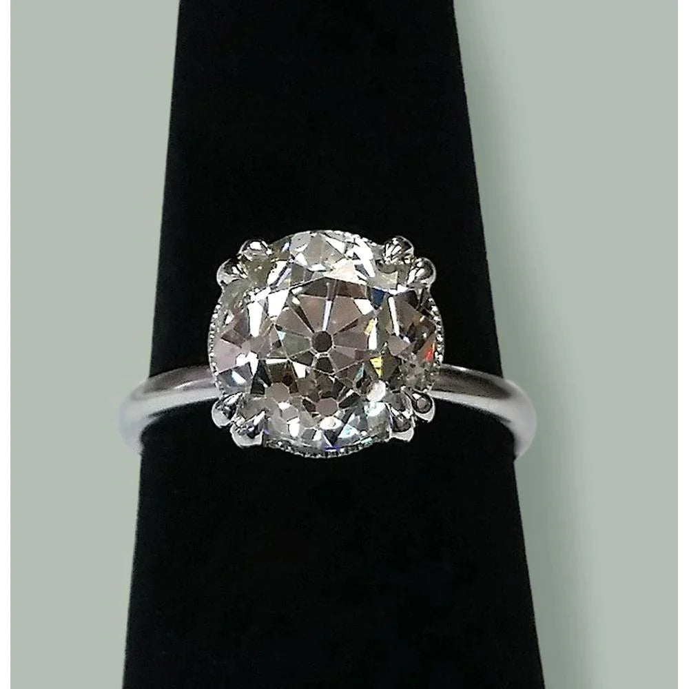 Anello Con Genuino Diamante Da 6 Carati