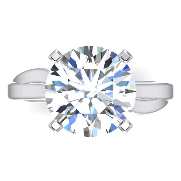 Anello Con Naturale Diamante Da 6 Carati