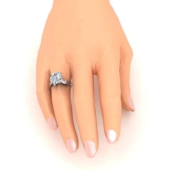 Anello Con Naturale Diamante Da 6 Carati