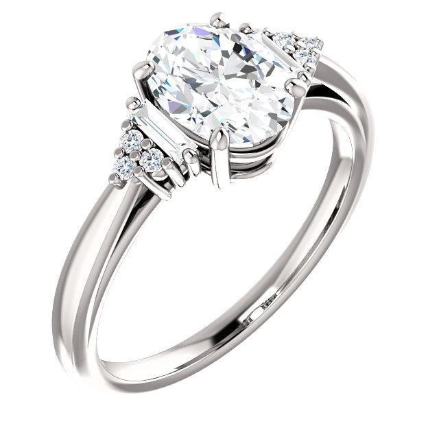 Anello Di Fidanzamento Con Genuino Diamante Incastonato Nella Cattedrale 2,20 Carati Gioielli Da Donna
