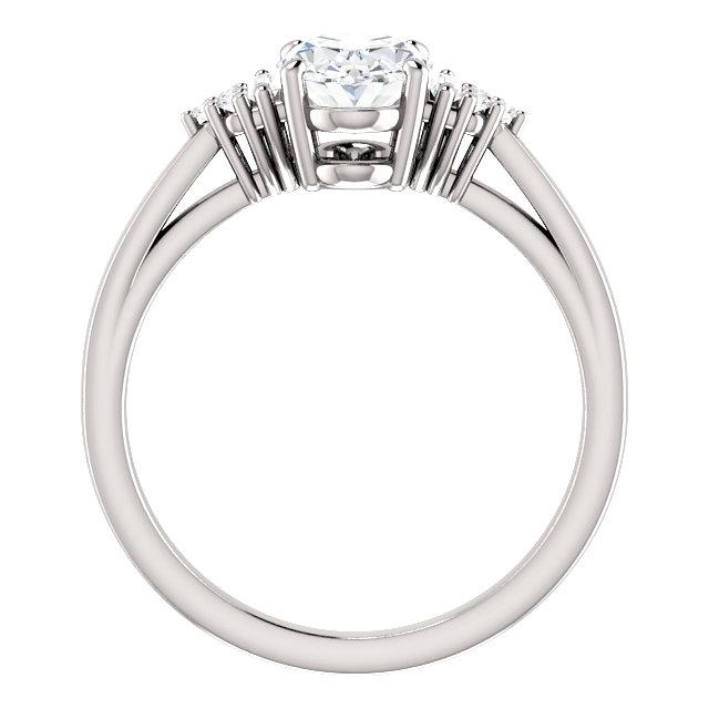 Anello Di Fidanzamento Con Genuino Diamante Incastonato Nella Cattedrale 2,20 Carati Gioielli Da Donna