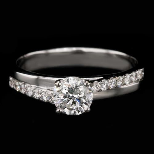 Anello Di Fidanzamento Con Vero Diamante Da 1.50 Ct