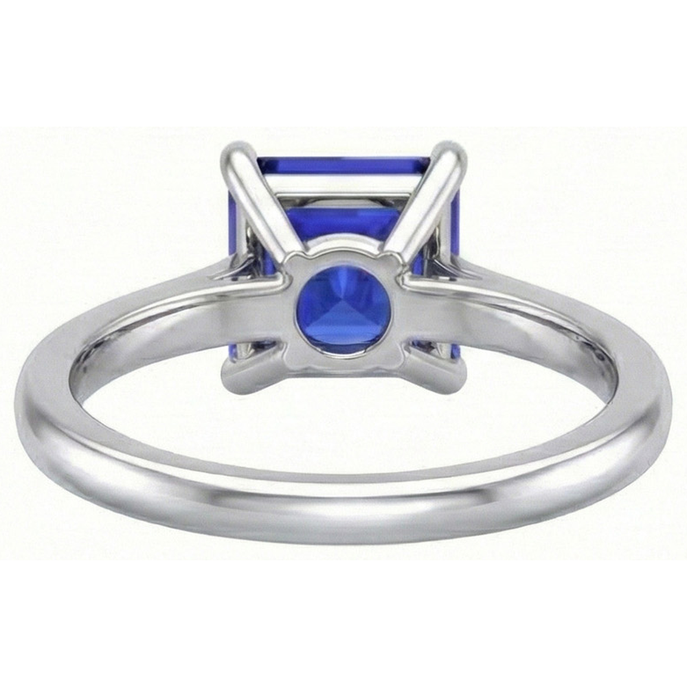 Anello Di Fidanzamento Con Zaffiro Da 3 Carati