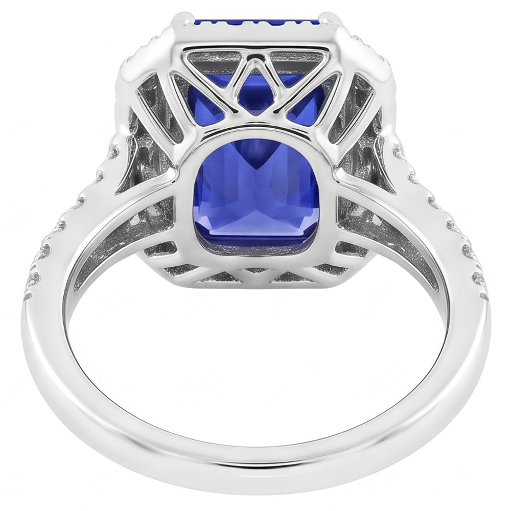 Anello Di Fidanzamento Con Zaffiro Per Le Donne