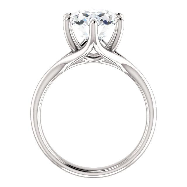 Anello Di Fidanzamento Solitario Cattedrale Impostazione 5 Carati Vero Diamante Gioielli Da Donna