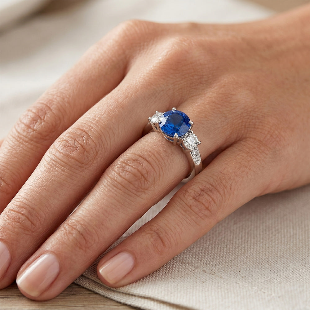 Anello Diamante Vero 3.40 Carati