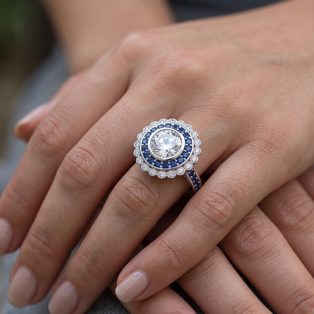Anello Diamante Vero 4 Carati