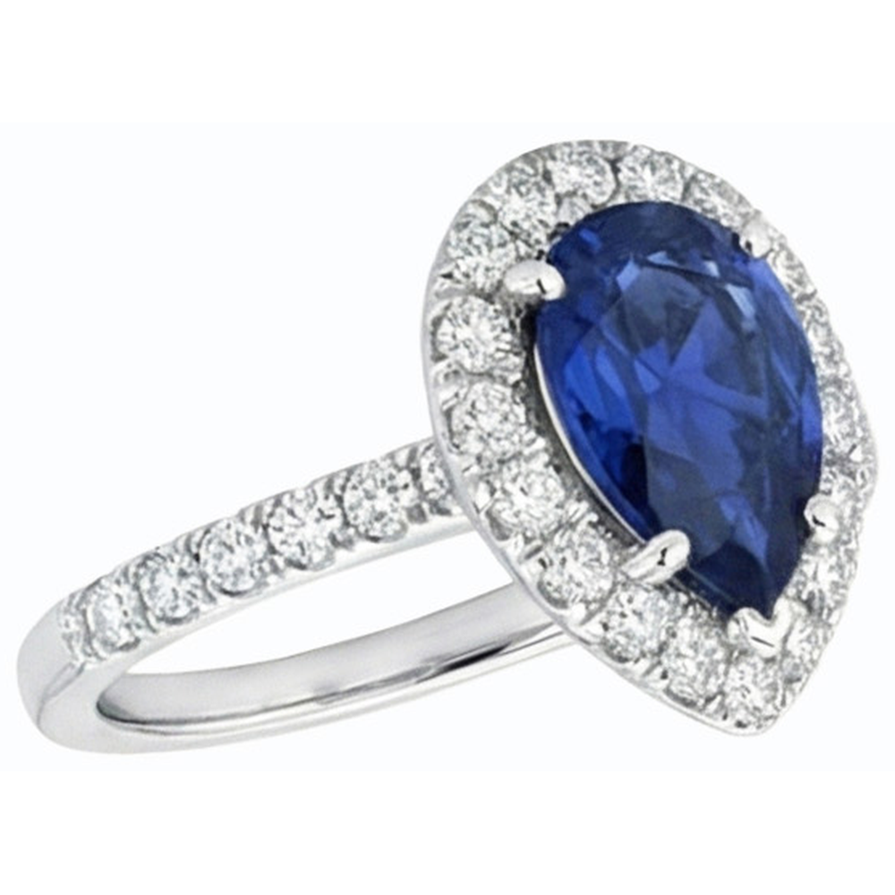 vero round diamante 3.50carati anello su bianco