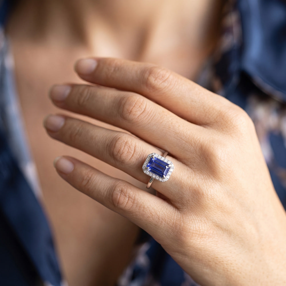 Anello Smeraldo Vero 3 Carati