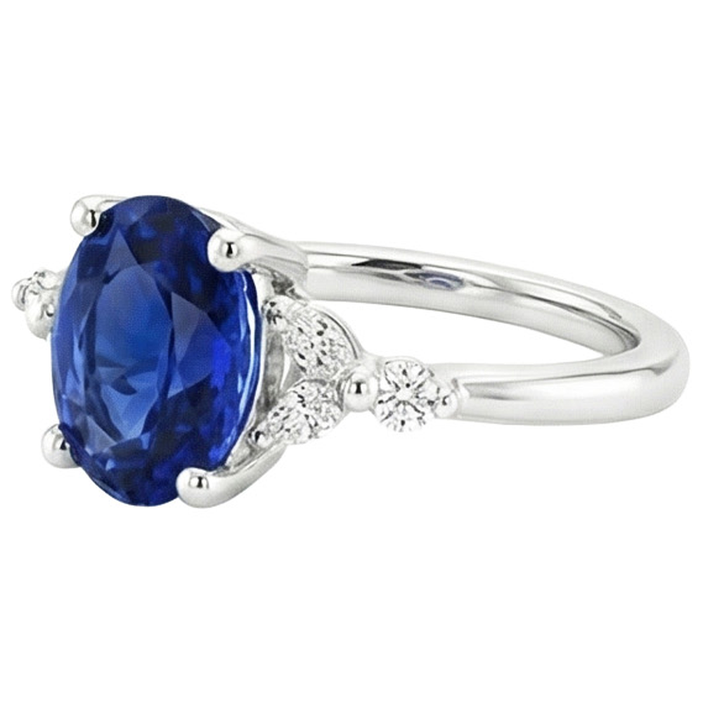 vero marquise diamante 3.75carati anello su bianco