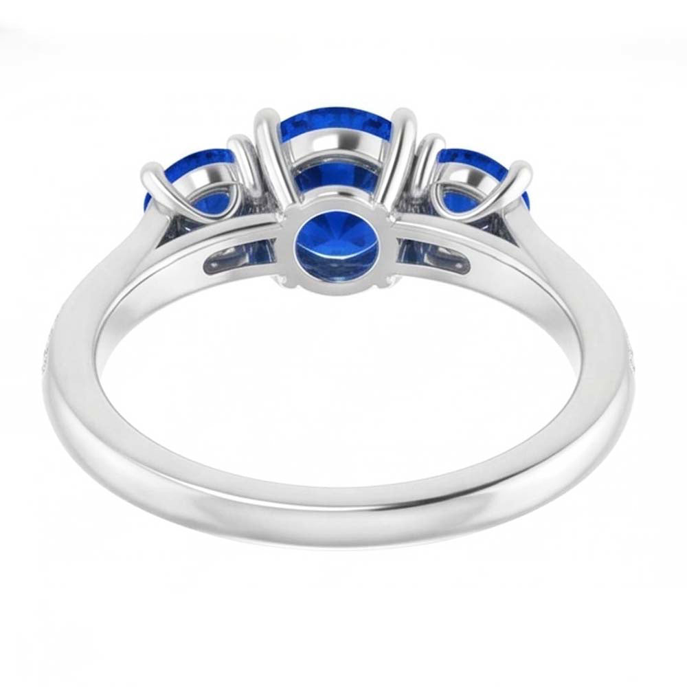 Anello Zaffiro Vero 1.10 Carati
