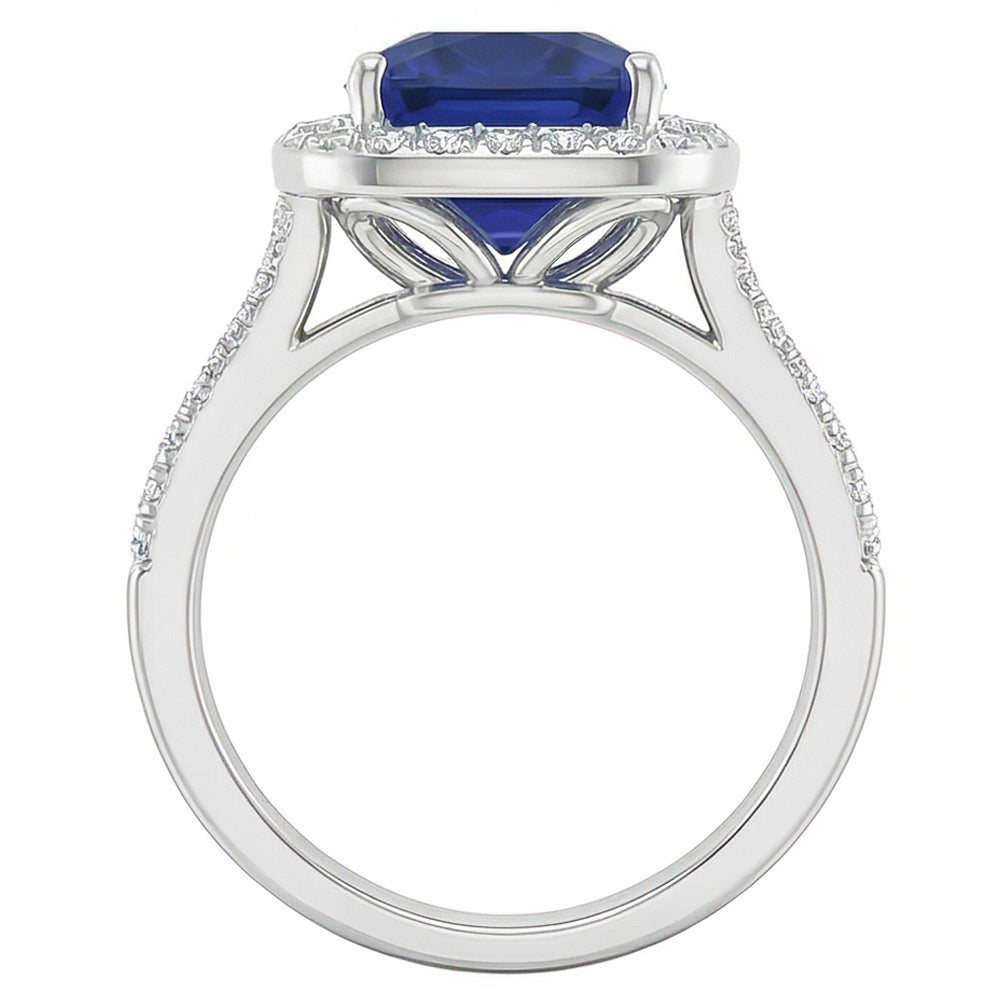 Anello Zaffiro Vero 4.50 Carati