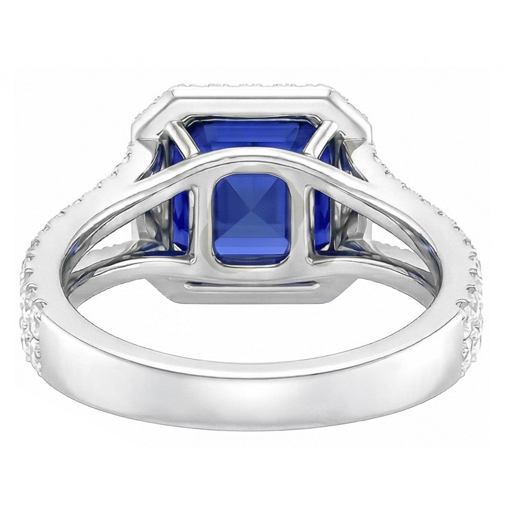 Anello Zaffiro Vero 4 Carati