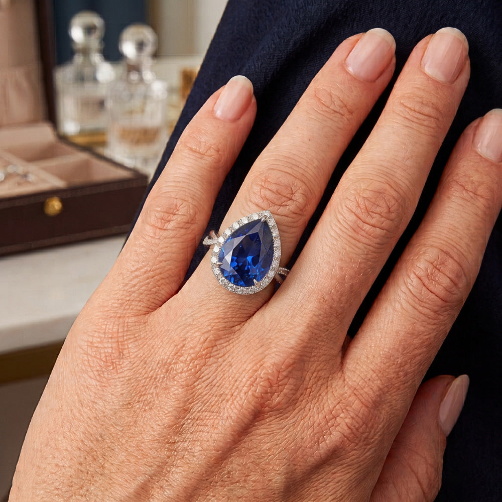 Anello Zaffiro Vero 5.50 Carati