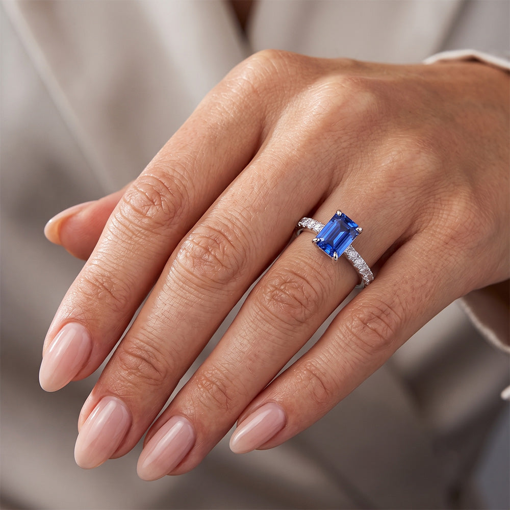 Anello con Pave di Brillanti