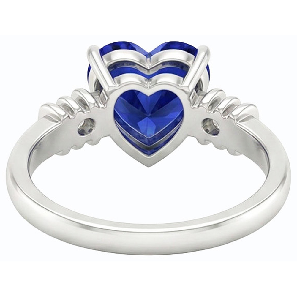 vero heart diamante 1.25carati anello vista di profilo