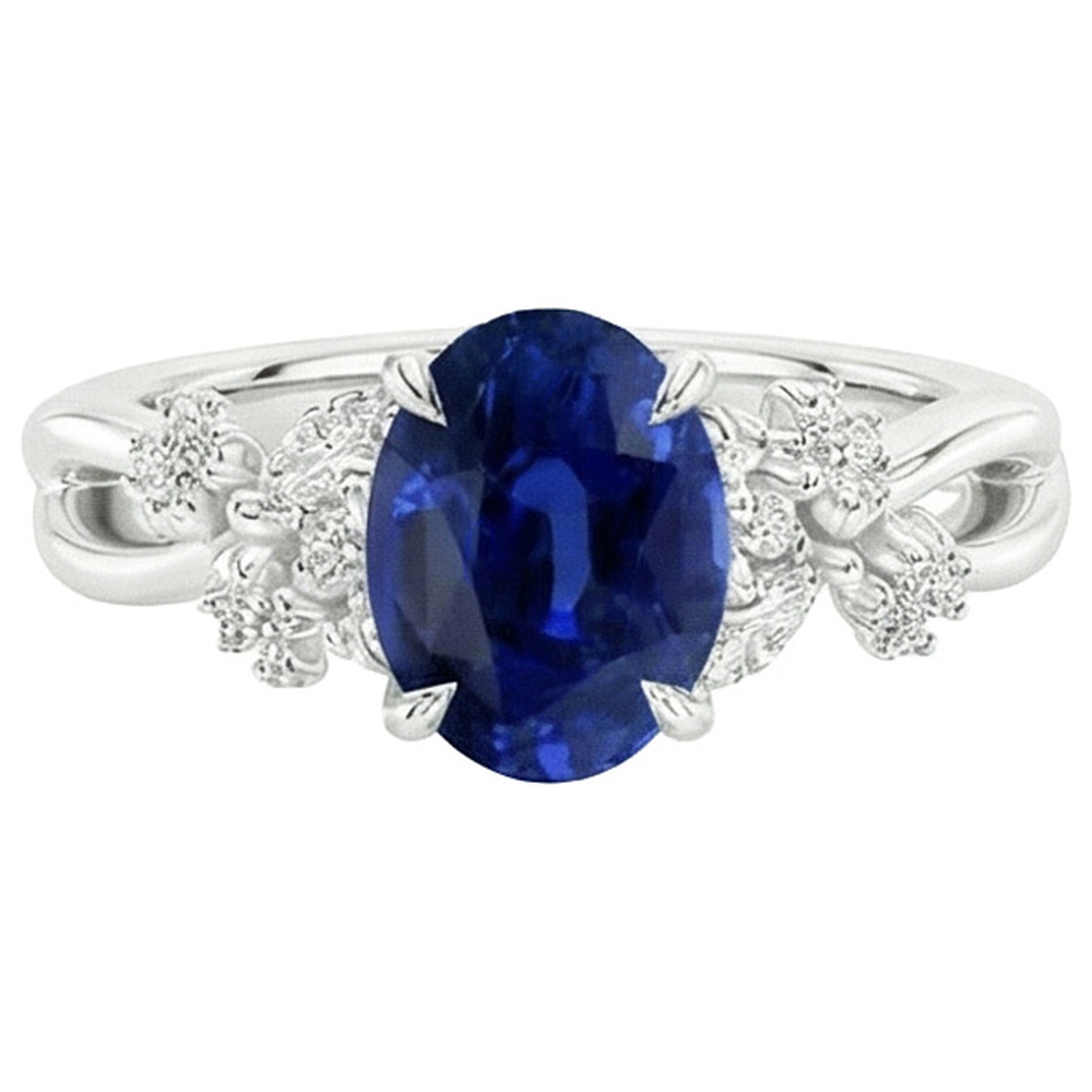 vero marquise diamante 3.50carati anello su bianco