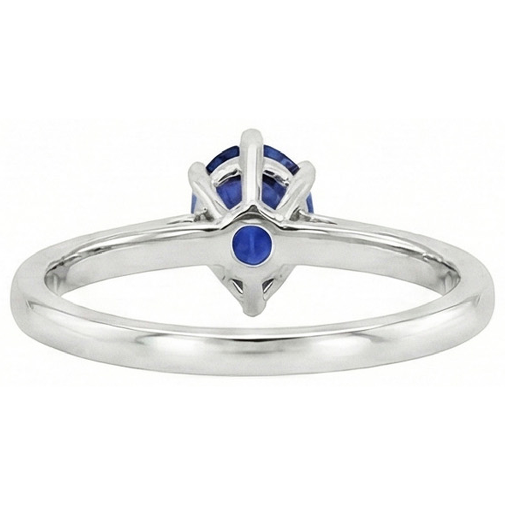 vero pear diamante 14carati anello vista di profilo