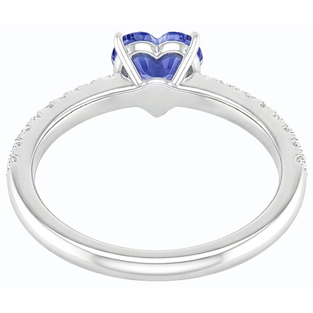 vero round diamante 3carati anello vista di profilo
