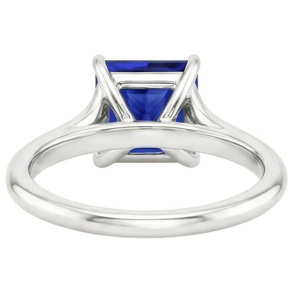 vero princess diamante 5carati anello angolo laterale
