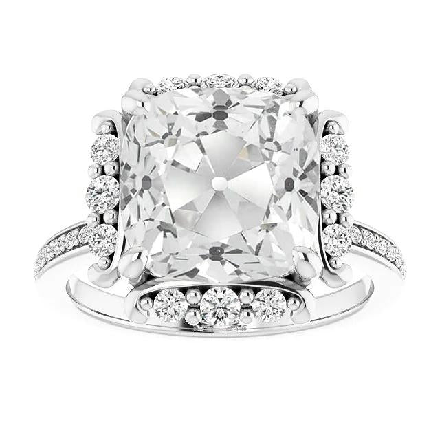 Anello Con Vero Diamante Da 8 Carati