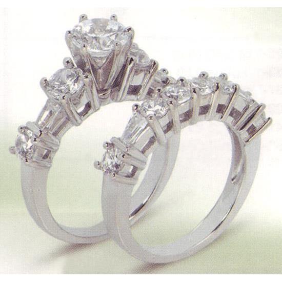 Anello Di Fidanzamento Con Anello Di Fidanzamento Con Genuino Diamante Da 4,11 Carati