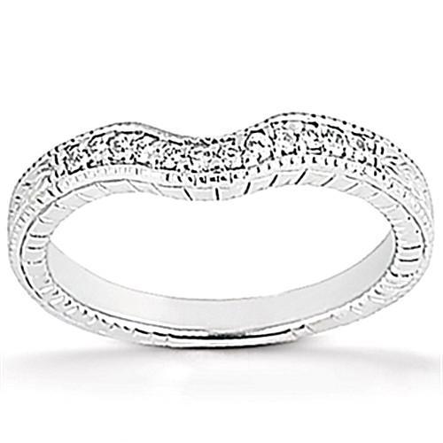 Anello Di Fidanzamento Con Genuino Diamante 1.77 Ct. Set In Oro Bianco 14K In Stile Antico