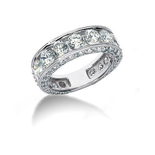 Anello Di Fidanzamento Con Genuino Diamanti Anello Fantasia In Oro 8,50 Carati
