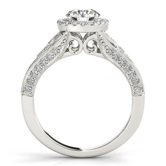 Anello Di Fidanzamento Con Vero Diamante 1.25 Carati Gioielli Da Donna In Stile Antico Nuovo