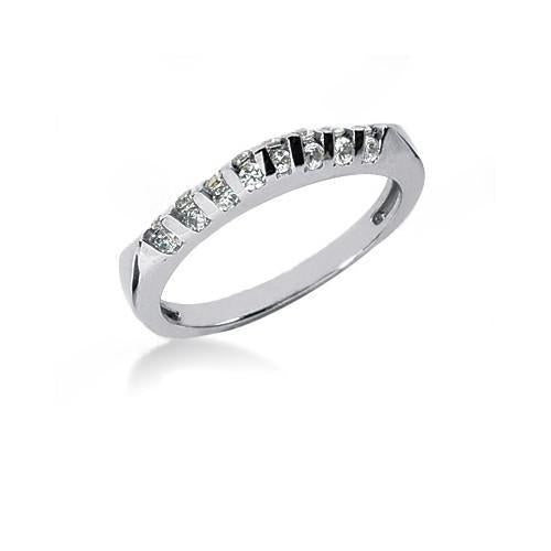 Anello Di Fidanzamento Gruppo Musicale Naturale Diamante Set 2.01 Carati Oro Bianco 14K