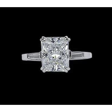Anello Di Vero Diamanti Radiosi