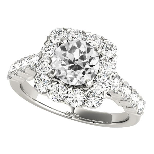 vero round diamante 5carati anello vista frontale