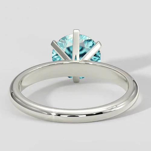 Anello con pietra preziosa tormalina Paraiba da 2,50