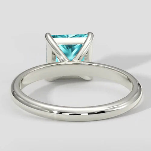 Anello di fidanzamento solitario Paraiba