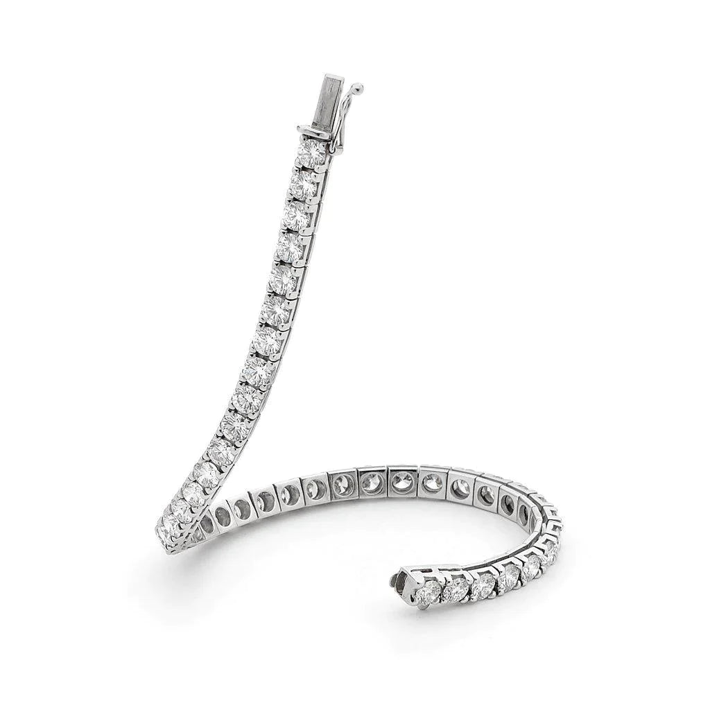 Bracciale Tennis 20 Puntatori Naturale Diamante